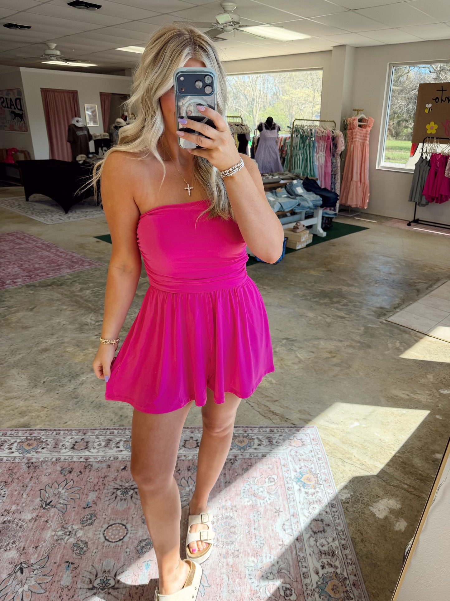 Strapless Romper