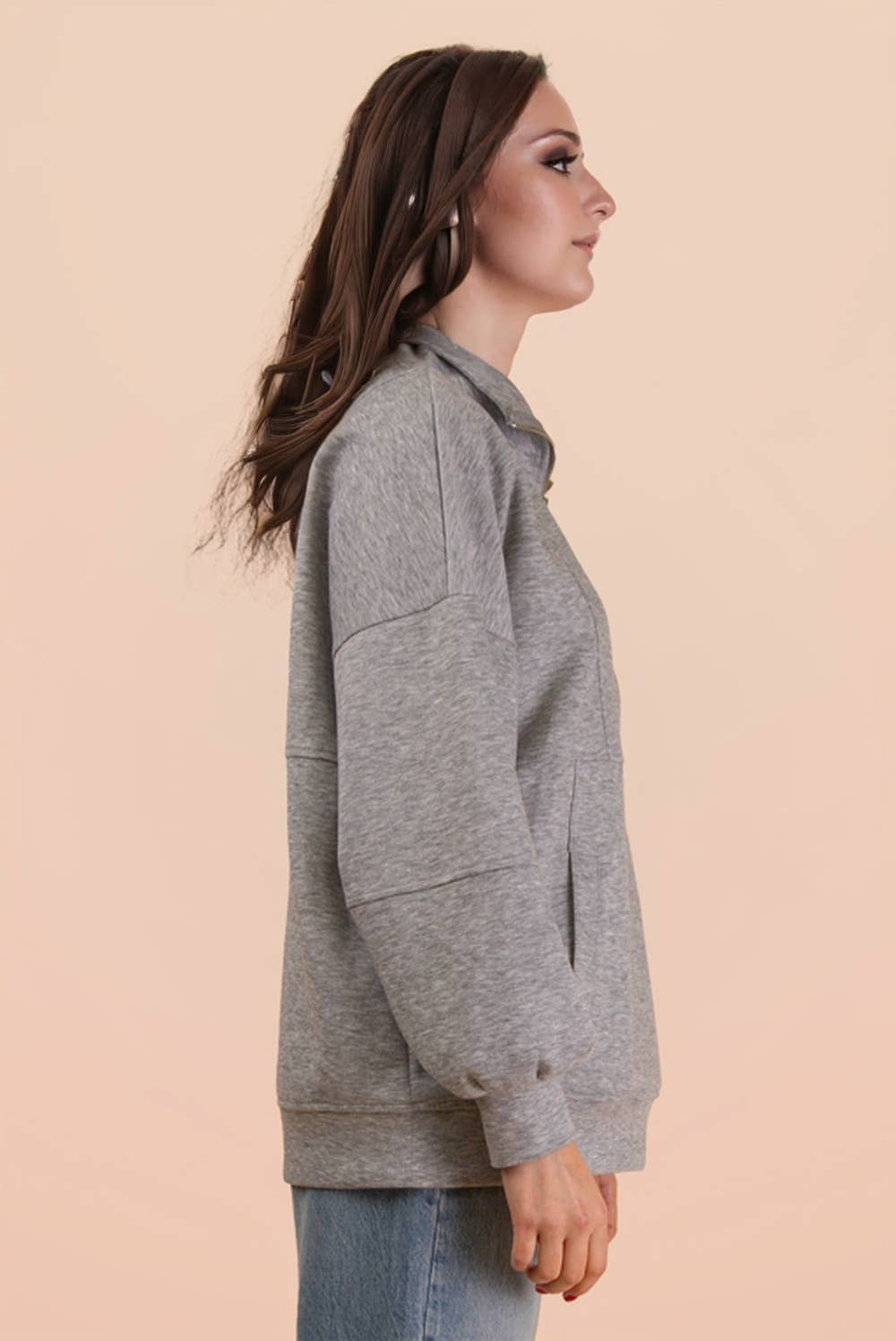 Cool + Casual Half Zip Up