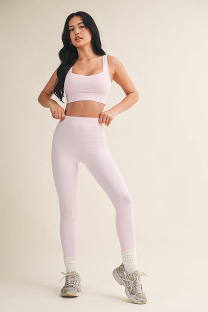Contrast Thread Sports Bra