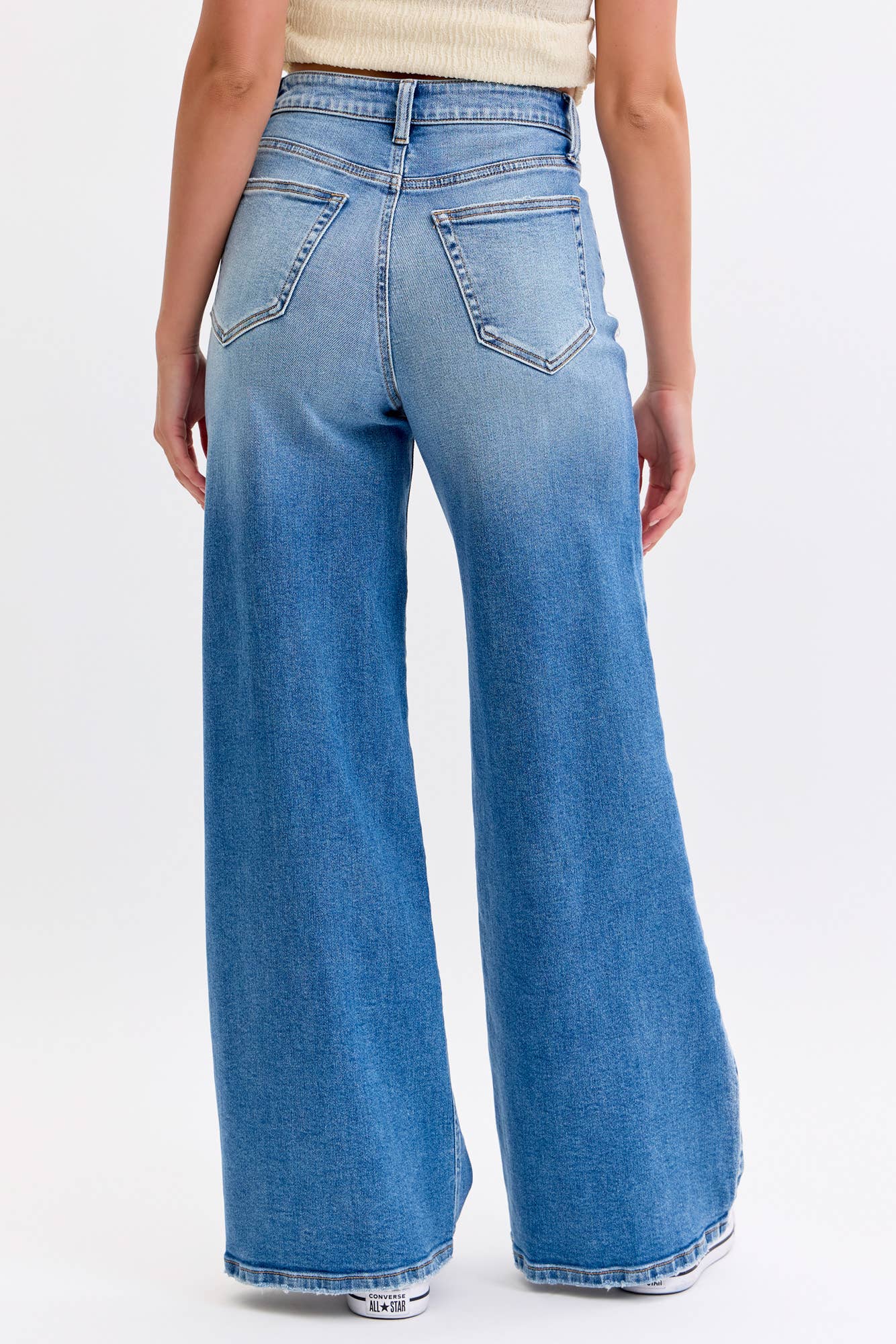 High Rise Wide Leg Jeans