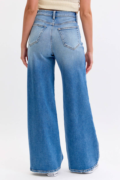 High Rise Wide Leg Jeans