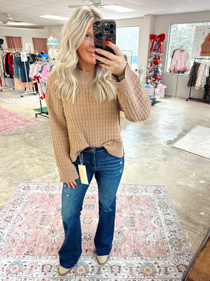 Oversized Textured Sweater