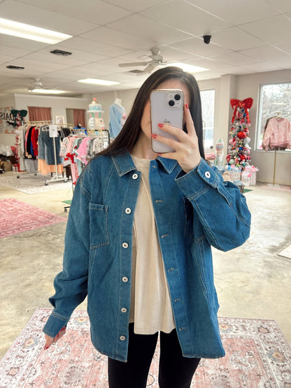 VERY JEAN Denim Top
