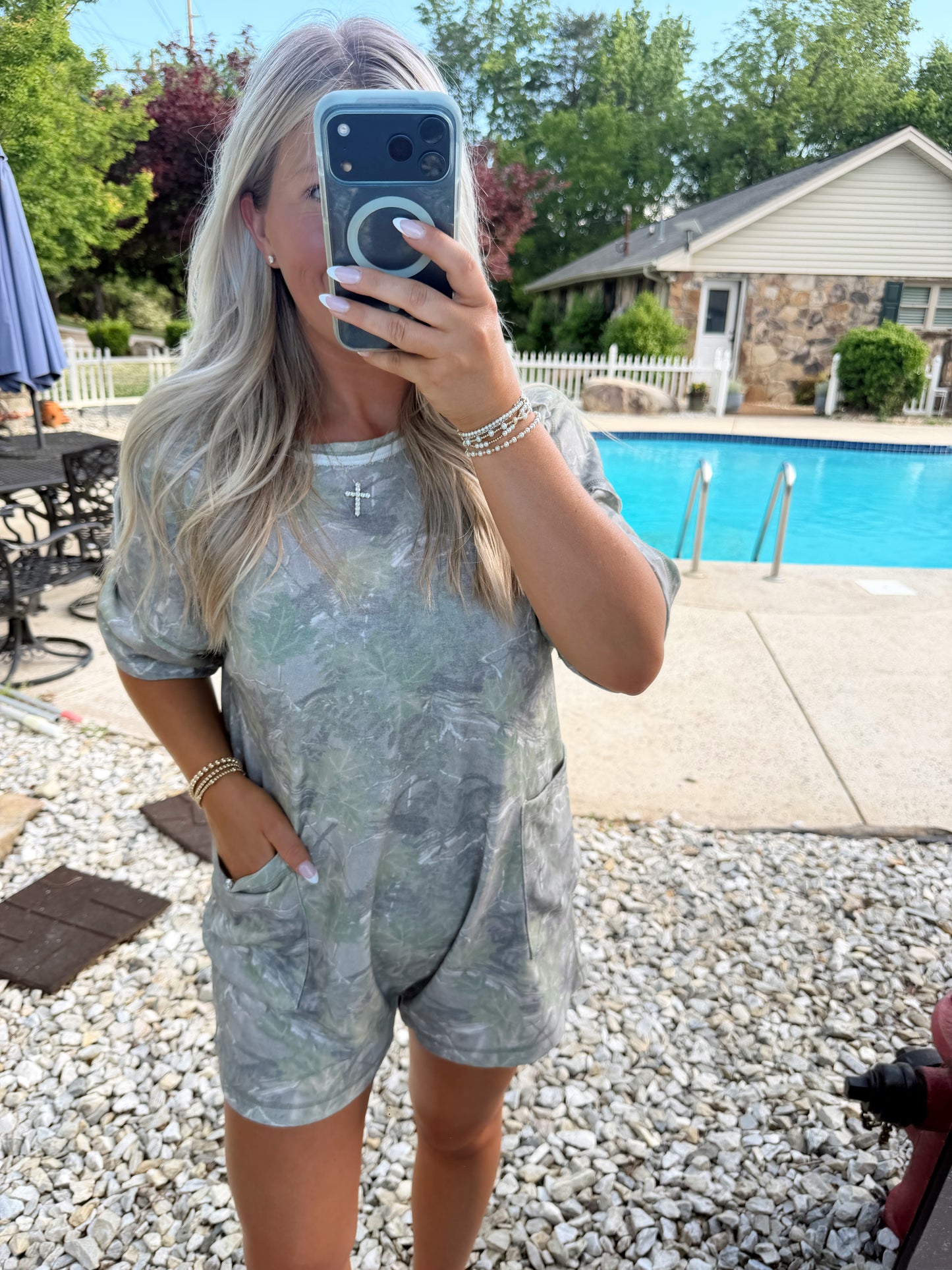 Camo Romper