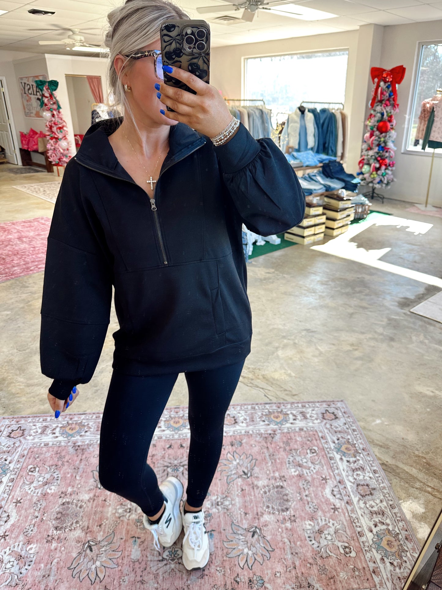 Cool + Casual Half Zip Up