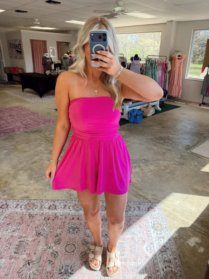 Strapless Romper