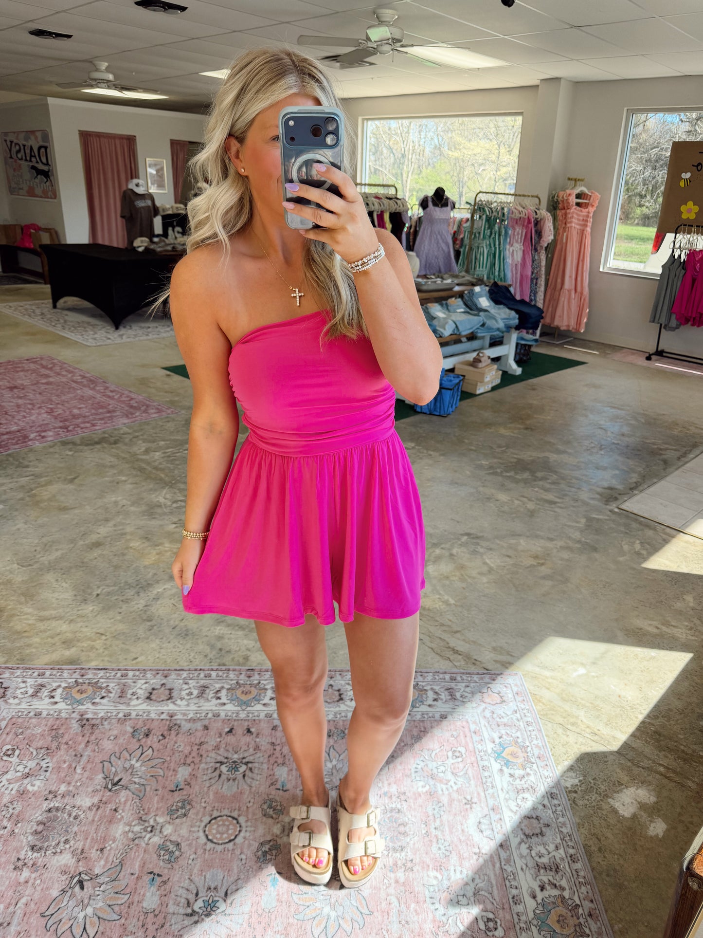 Strapless Romper