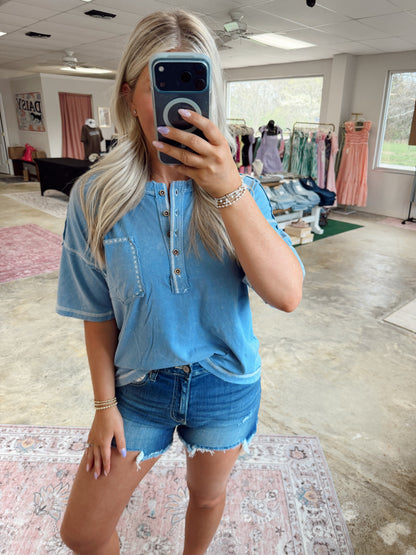 Bristol Button Tee