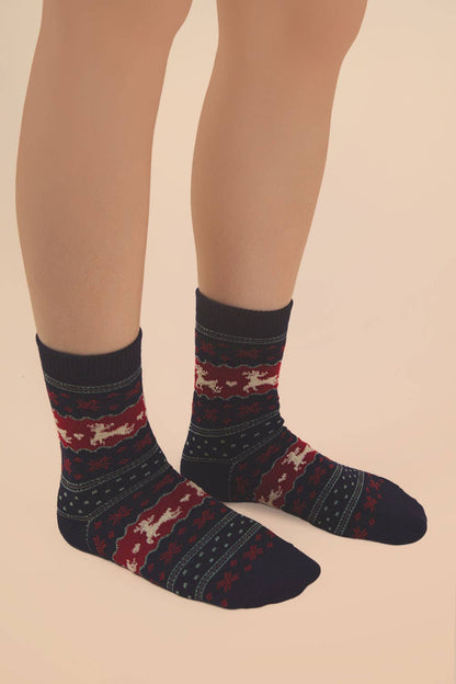 Christmas Graphic Crew Socks