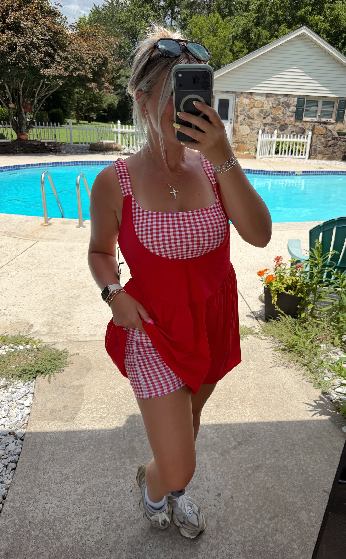 Red Gingham Dress
