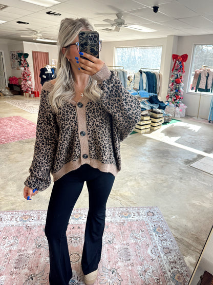 Cheetah Cardigan