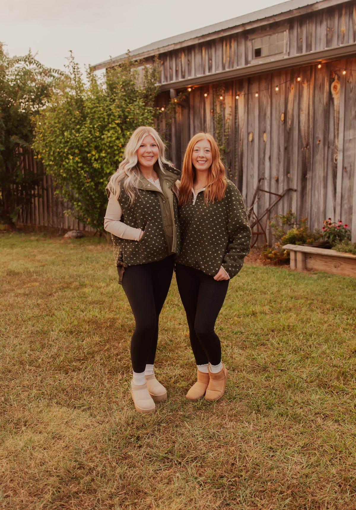Polka Dot Sherpa Pullover