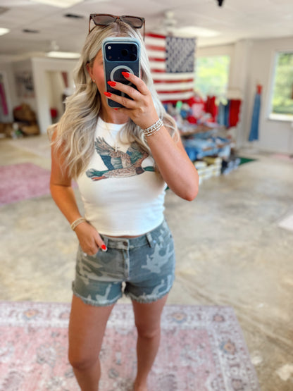 Rhinestone Mallard Tank