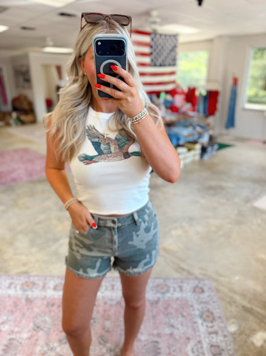 Rhinestone Mallard Tank