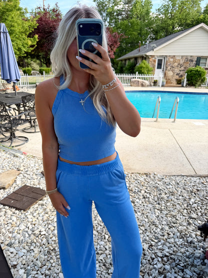 MINERAL WASHED HALTER TANK
