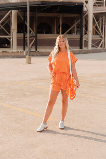 Scuba Contrast Stitch Game day Lounge Set