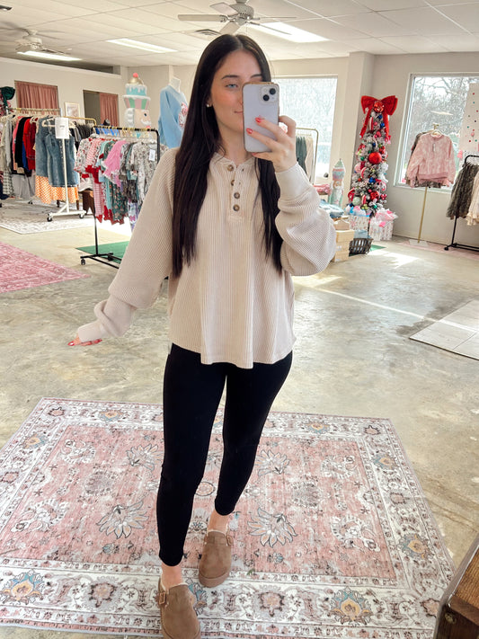 Mineral Washed Henley