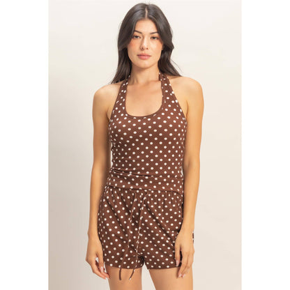 Polka Dot Halter Top