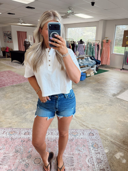 Ryder Rigid Denim Shorts