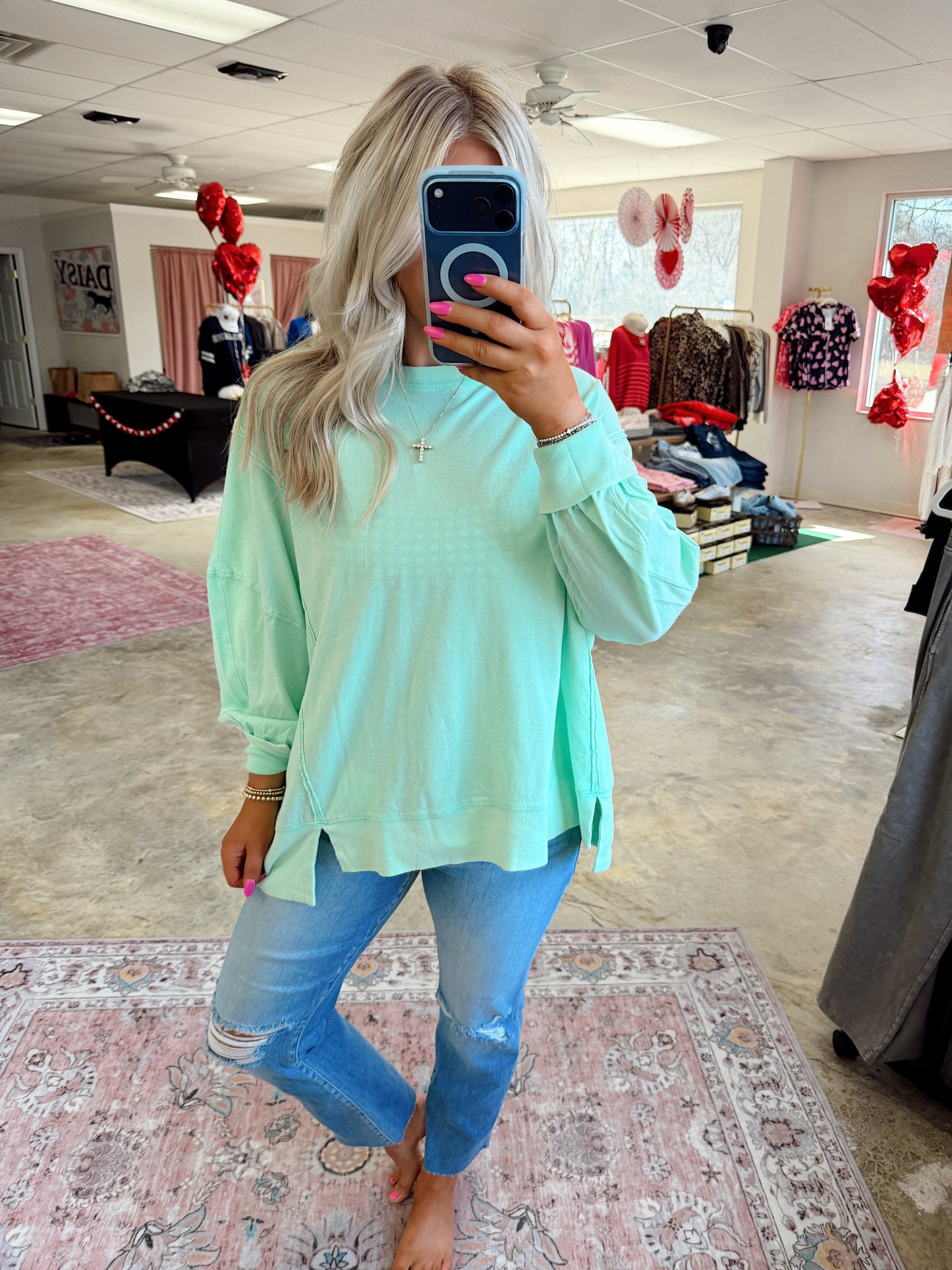 Pastel Spring Pullover Top