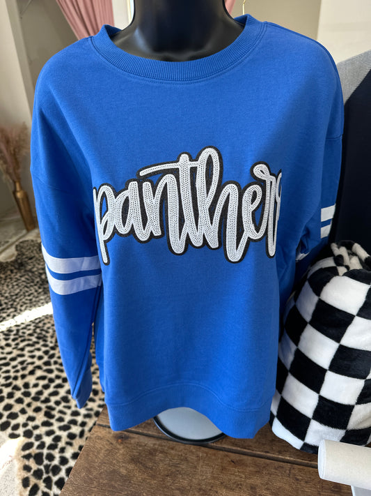 Sequin Panthers Sweatshirt