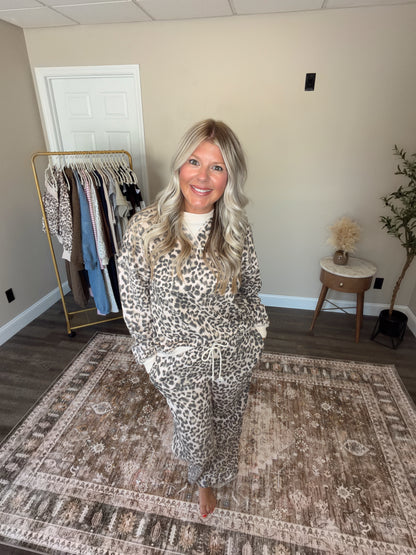 LEOPARD LOUNGE PANTS