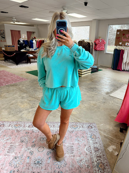 Ocean Breeze Lounge Sweatshirt