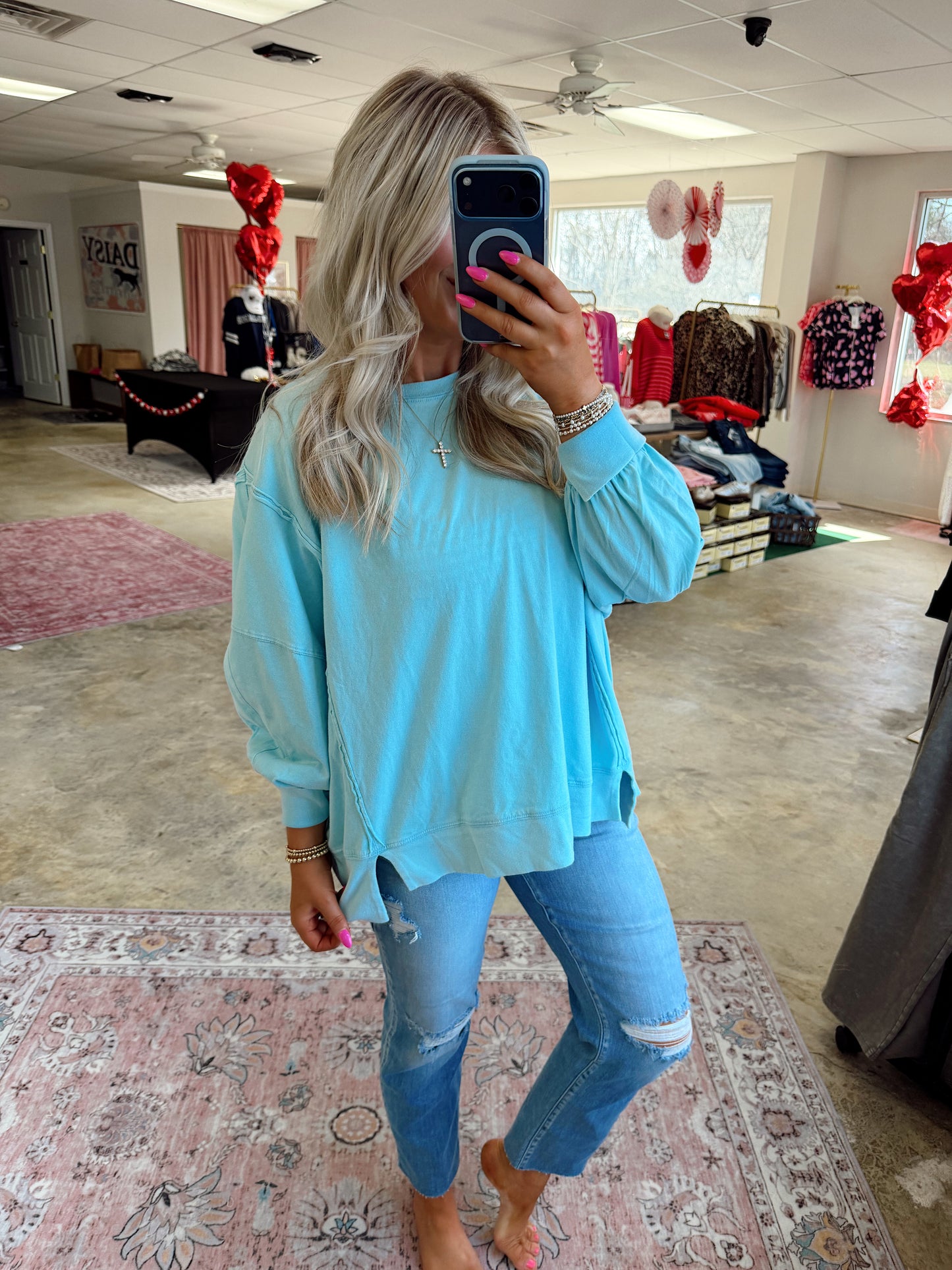 Pastel Spring Pullover Top