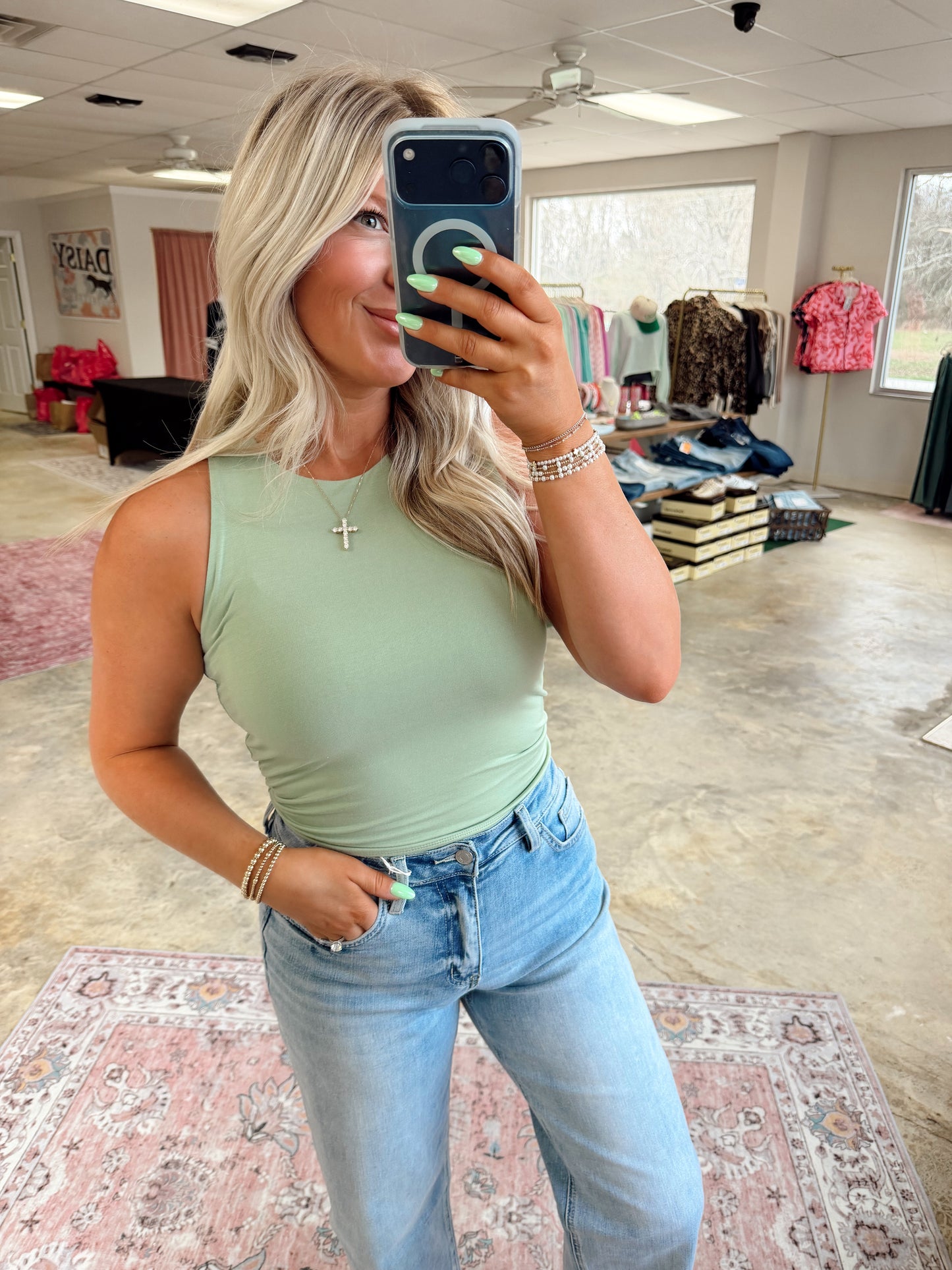 Soft Sage Tank