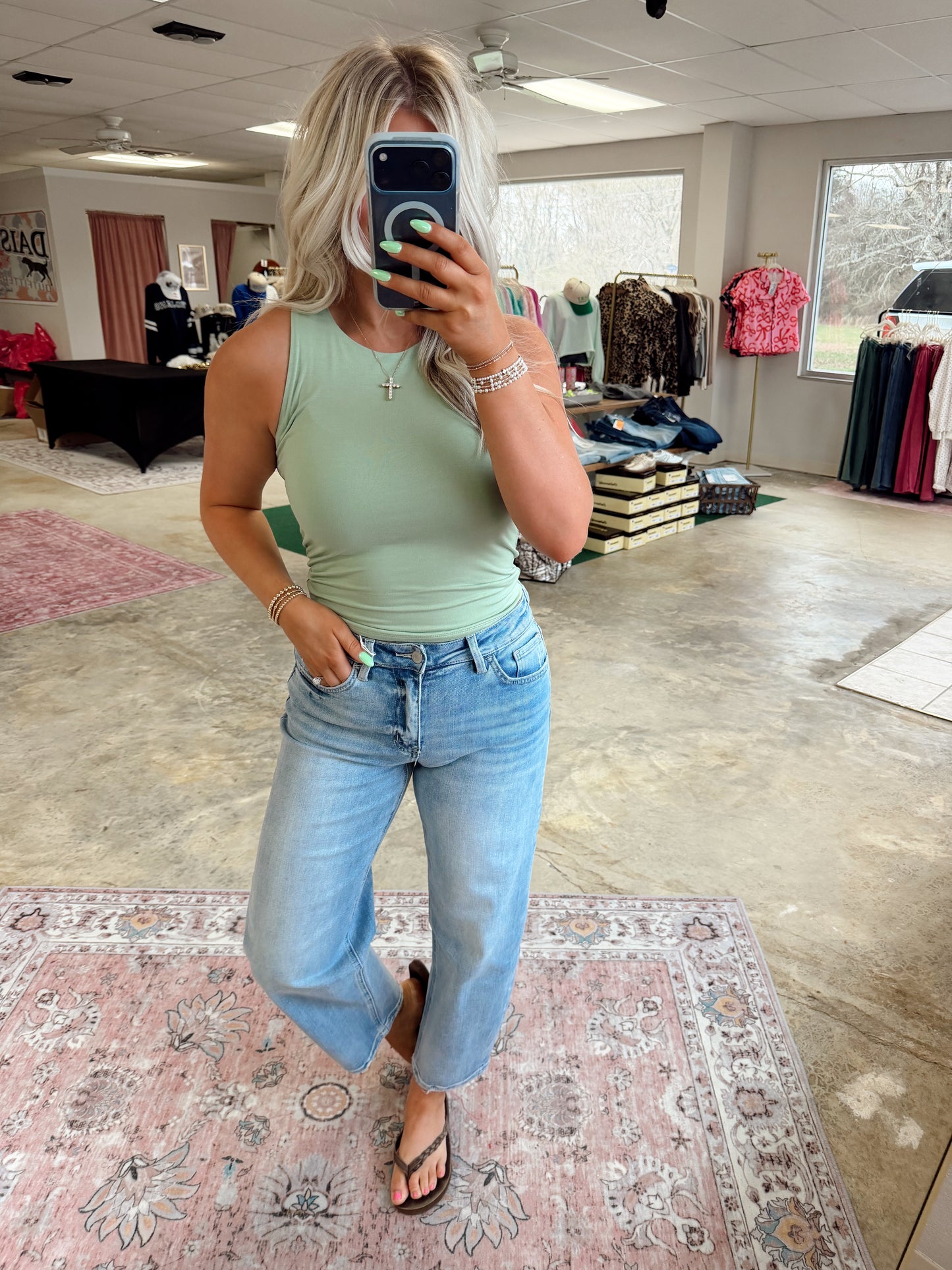Soft Sage Tank