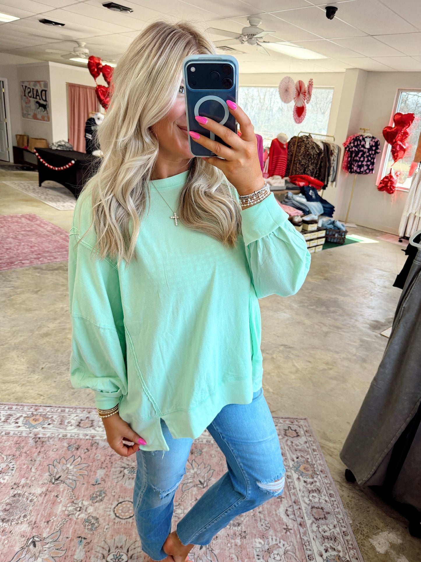 Pastel Spring Pullover Top