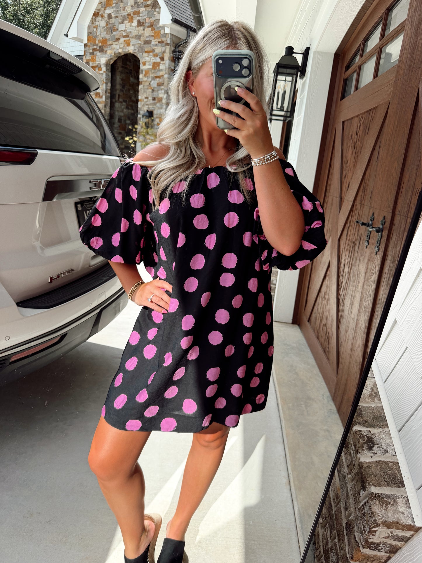 Polka Dot Mini Dress