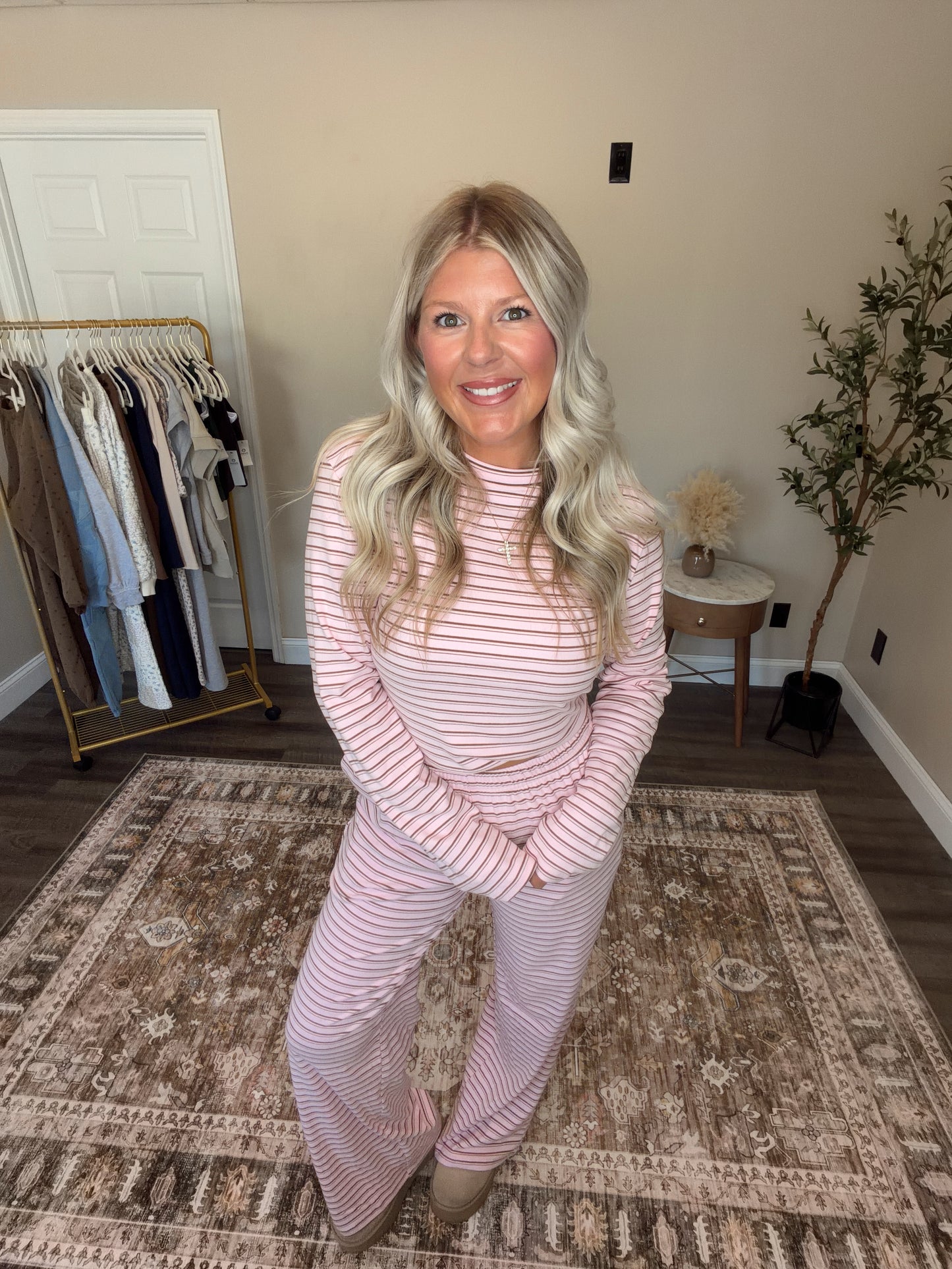 Pink Latte Lounge Set