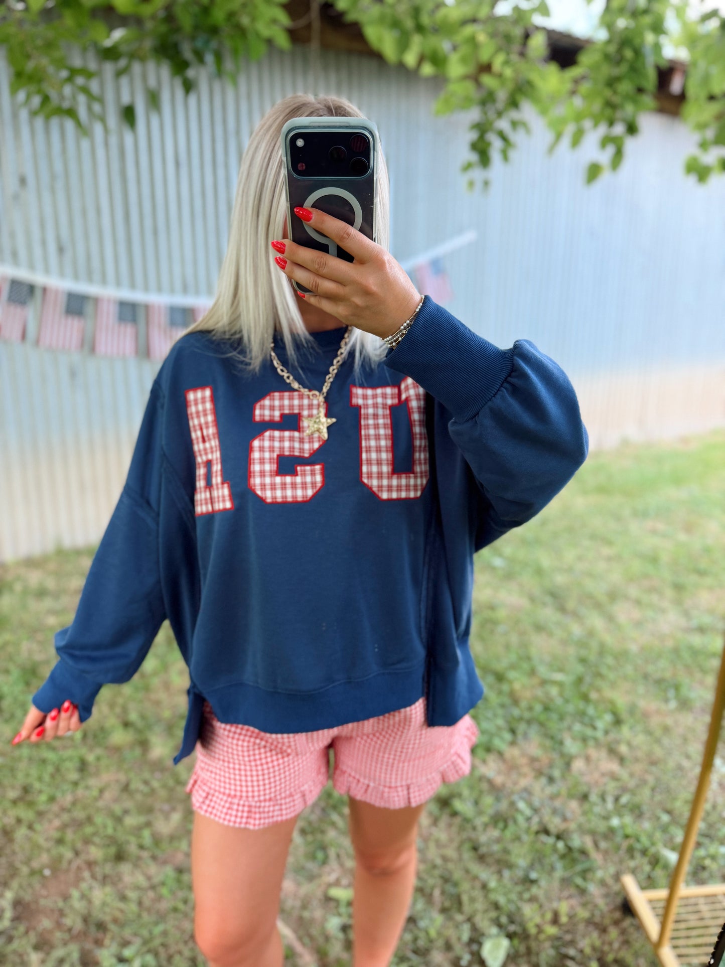 USA PATCH PULLOVER