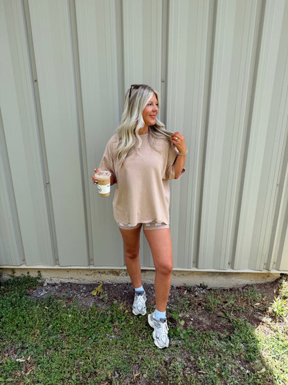 Oversized Mineral Wash Tee