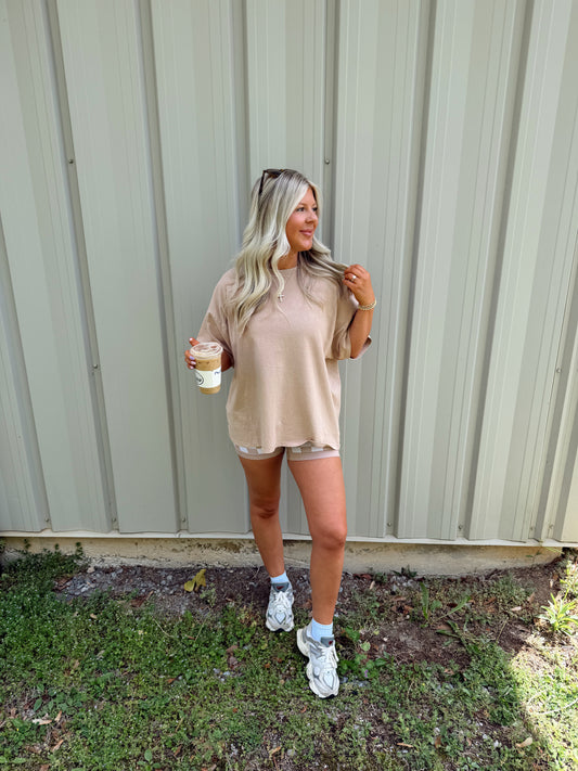 Oversized Mineral Wash Tee