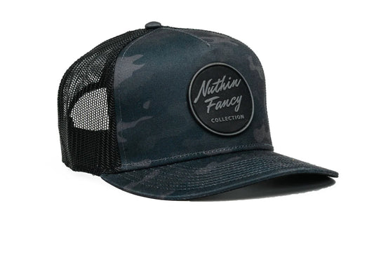 Black Camo Nuthin Fancy Hat