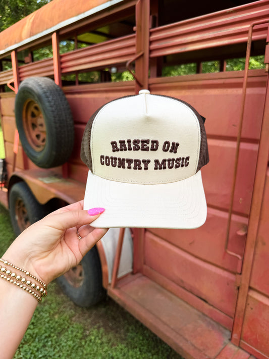 RAISED ON COUNTRY MUSIC Hat