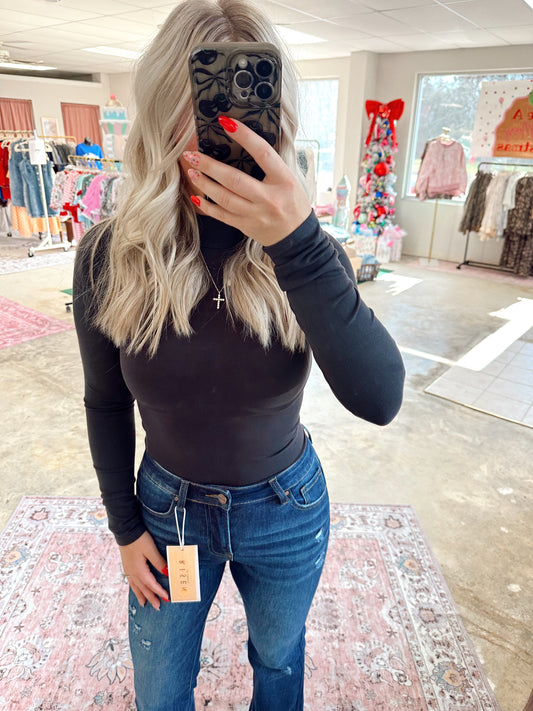 Seamless Mock Bodysuit