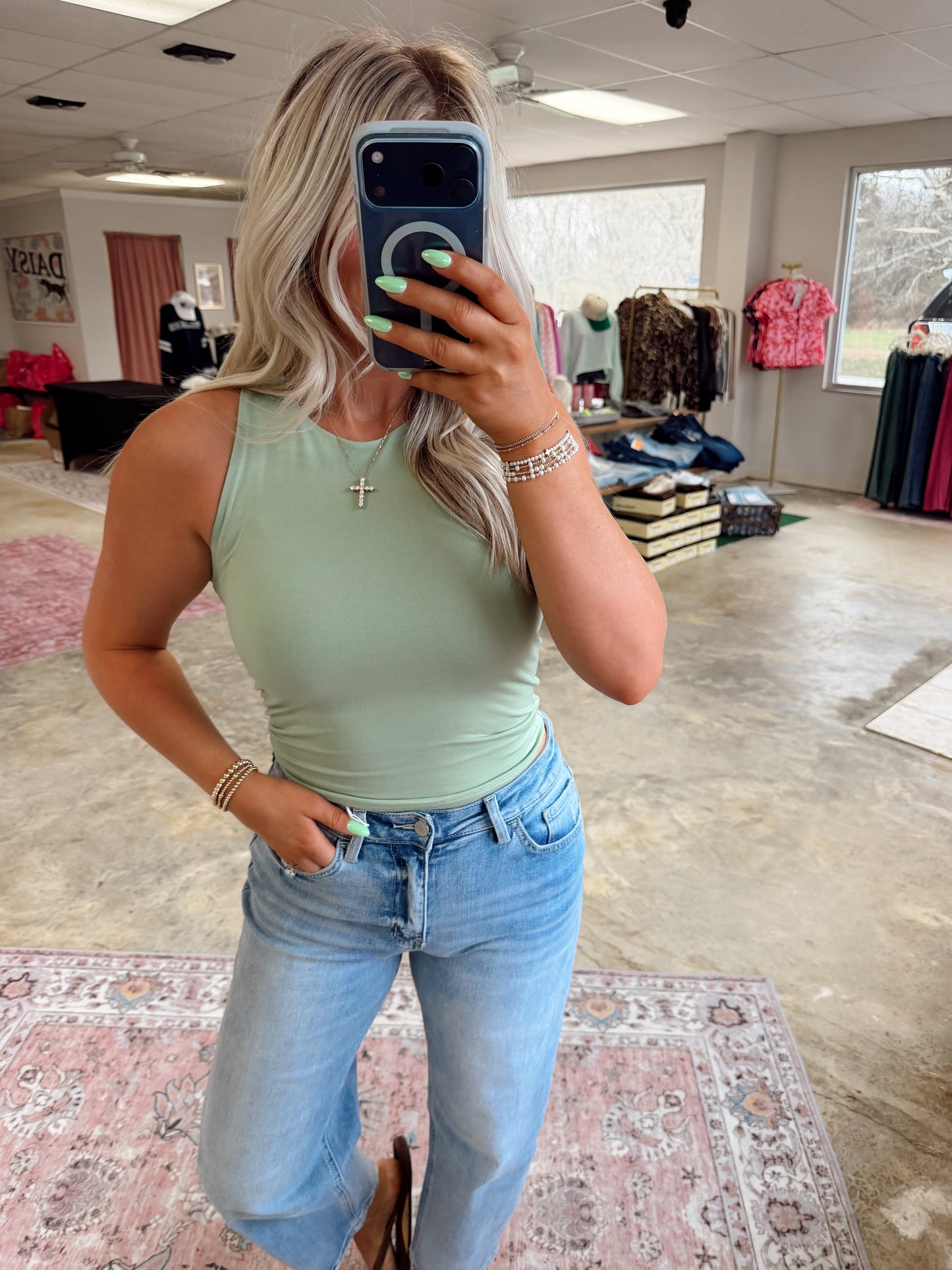 Soft Sage Tank