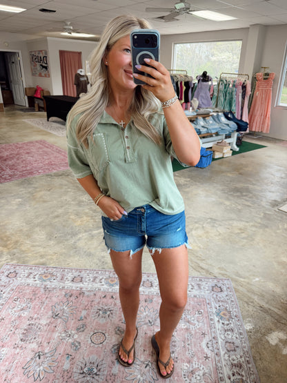 Bristol Button Tee