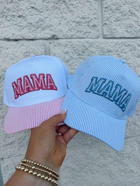 MAMA Gingham Hat
