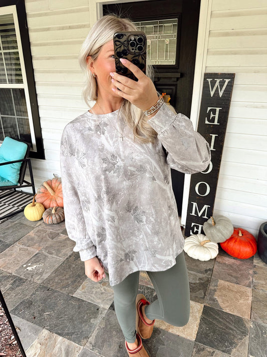 Icy Camo Long Sleeve Tee