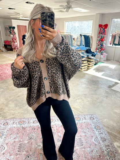 Cheetah Cardigan
