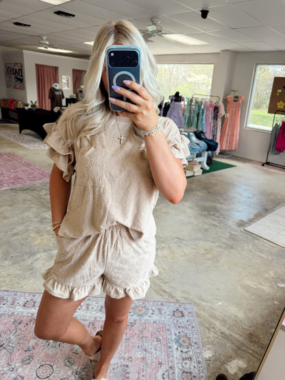 Floral Textured Set