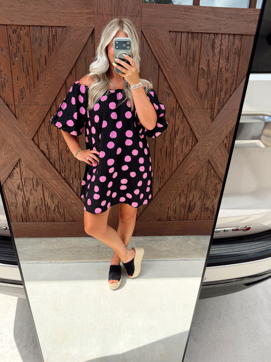 Polka Dot Mini Dress