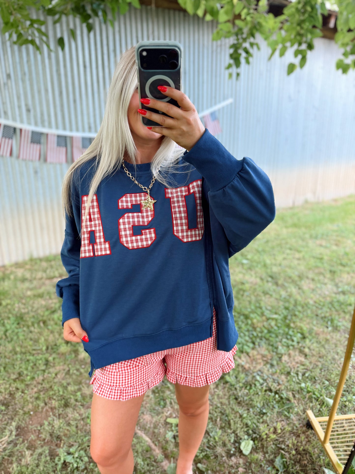 USA PATCH PULLOVER