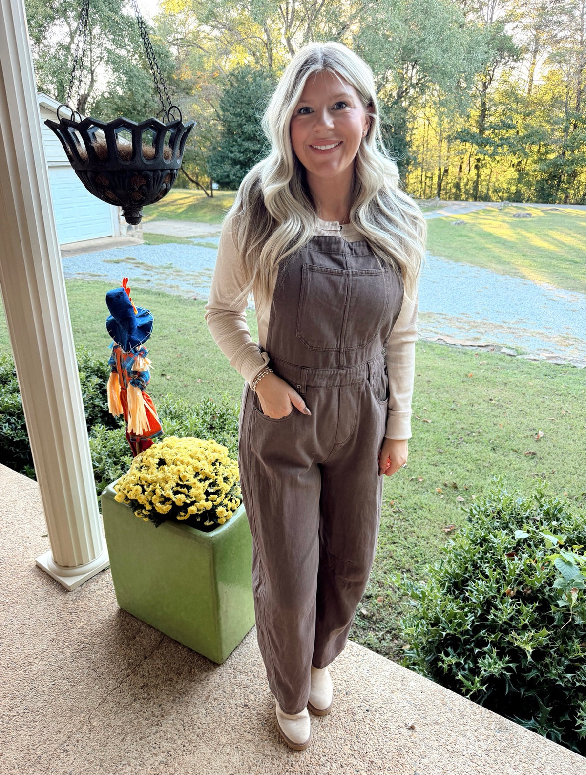 Vintage-Washed Overall