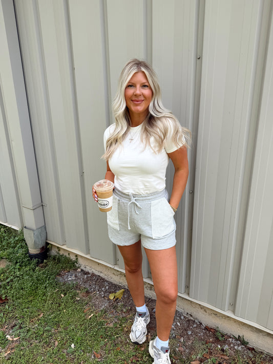 White Baby Tee