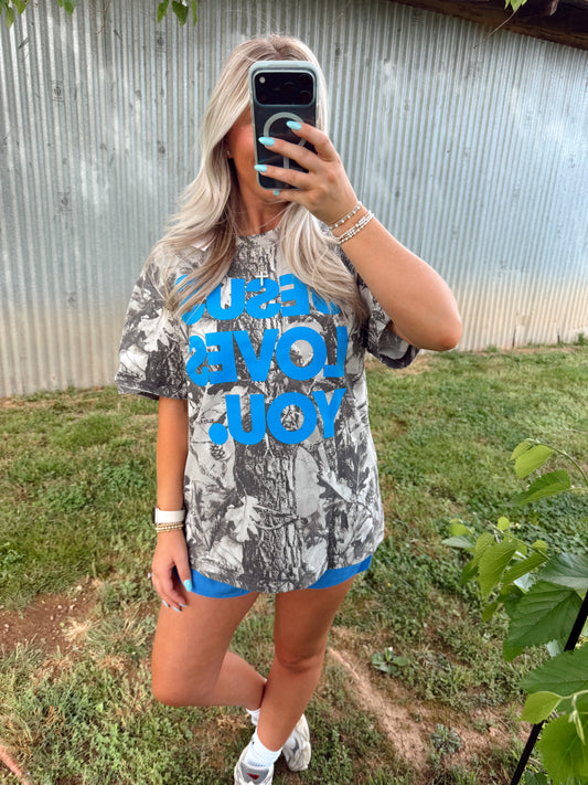 Jesus Loves You Camo Tee